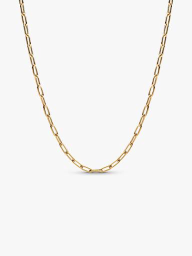 Collar de cadena de eslabones alargados