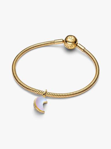 Charm colgante Luna creciente reluciente