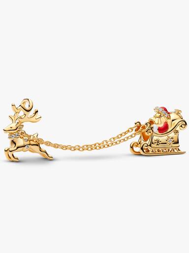 Charm doble Trineo de Santa