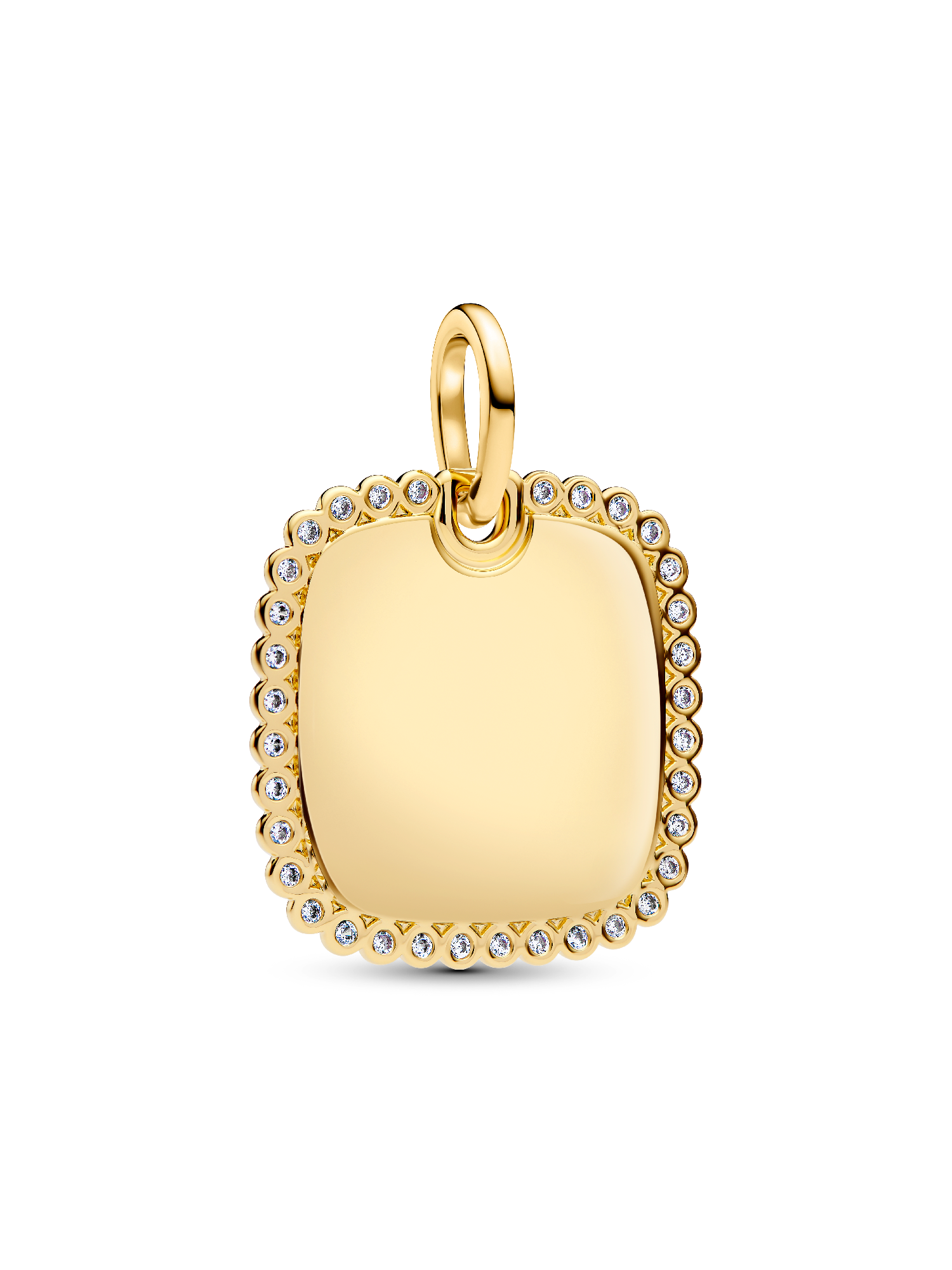 Colgante Placa grabable cuadrada