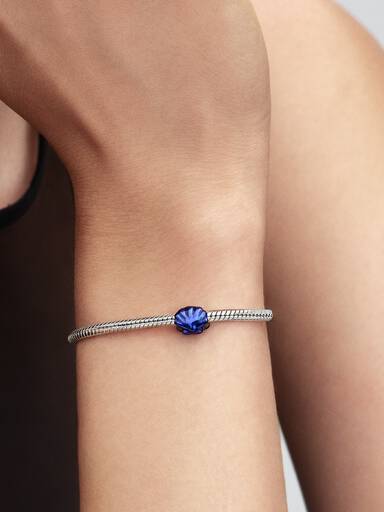Mini charm Concha azul