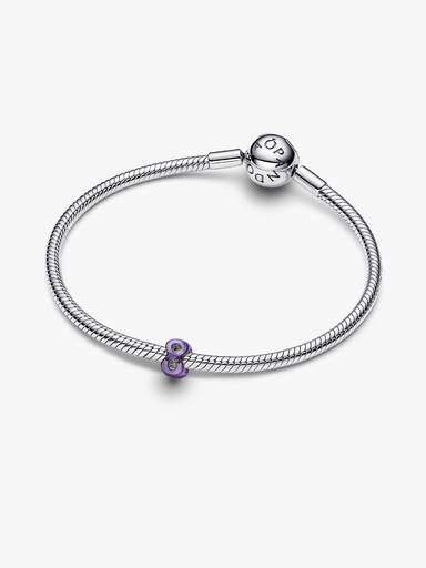 Mini Charm Infinito Púrpura
