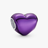 Charm Corazón metálico morado Charm Corazón metálico morado