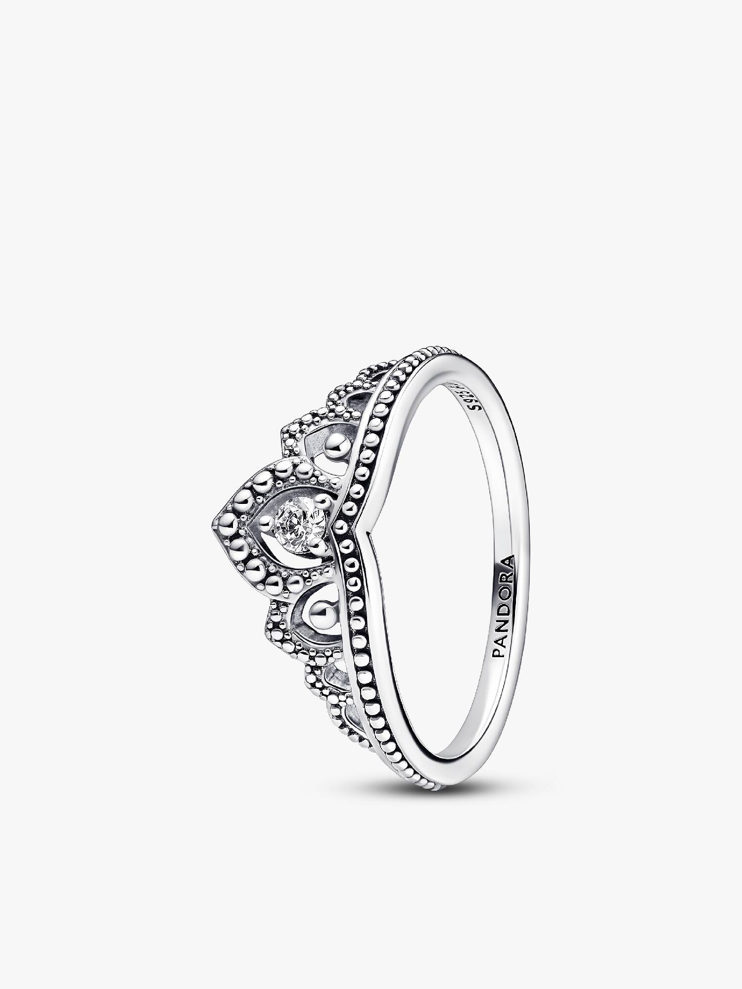 Anillo Tiara real con abalorios