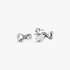 Aretes de botón infinito reluciente Aretes de botón infinito reluciente