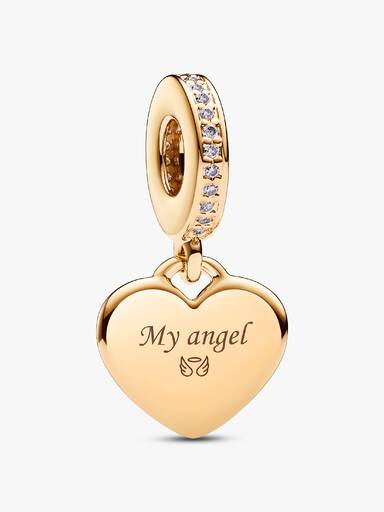 Charm colgante Corazón grabable