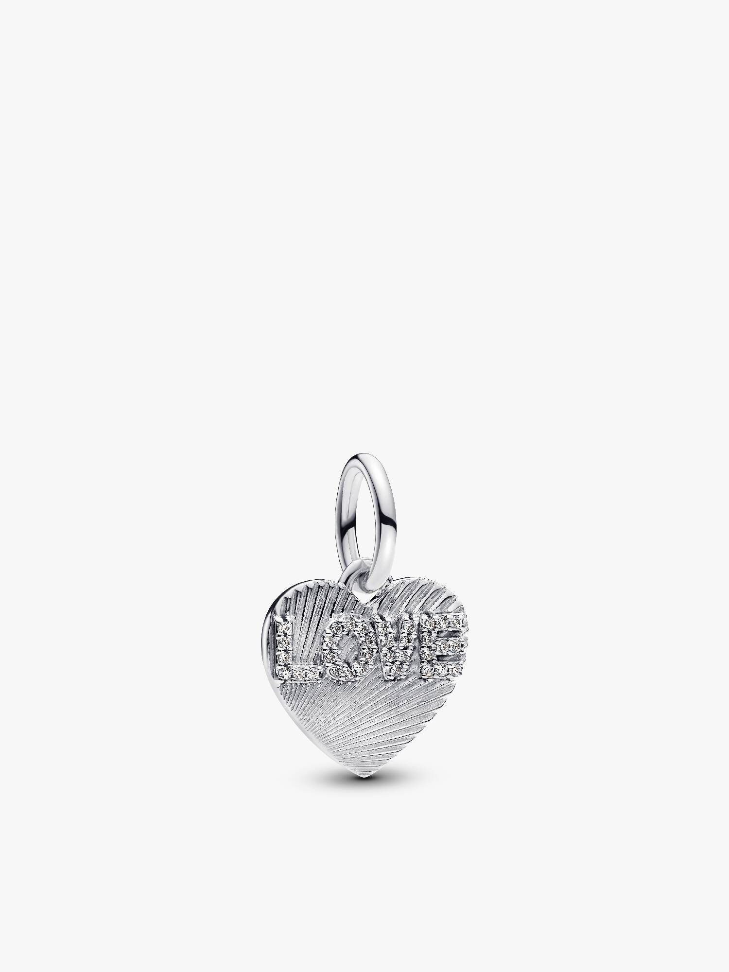 Charm Colgante Grabable Corazón Amor 