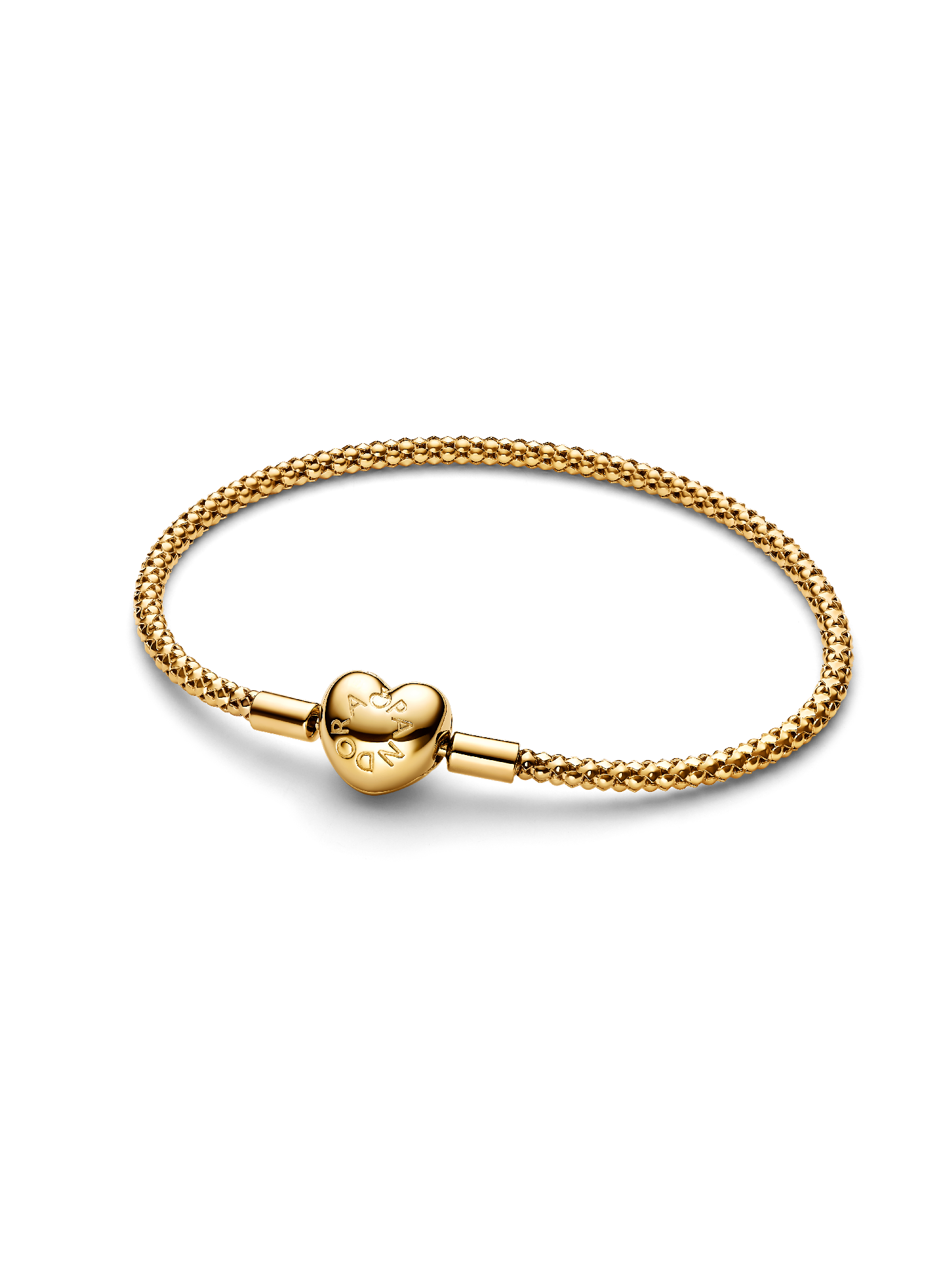 Pulsera de Cadena de Tachuelas con Cierre de Corazón
