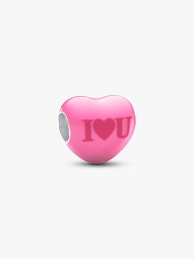 Charm Corazón Mensaje Oculto que Cambia de Color