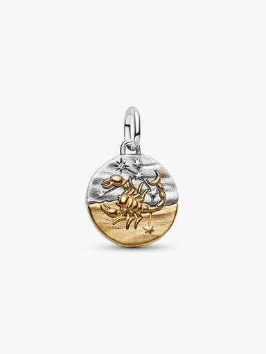 Charm Medallón del Signo Zodiacal Escorpio