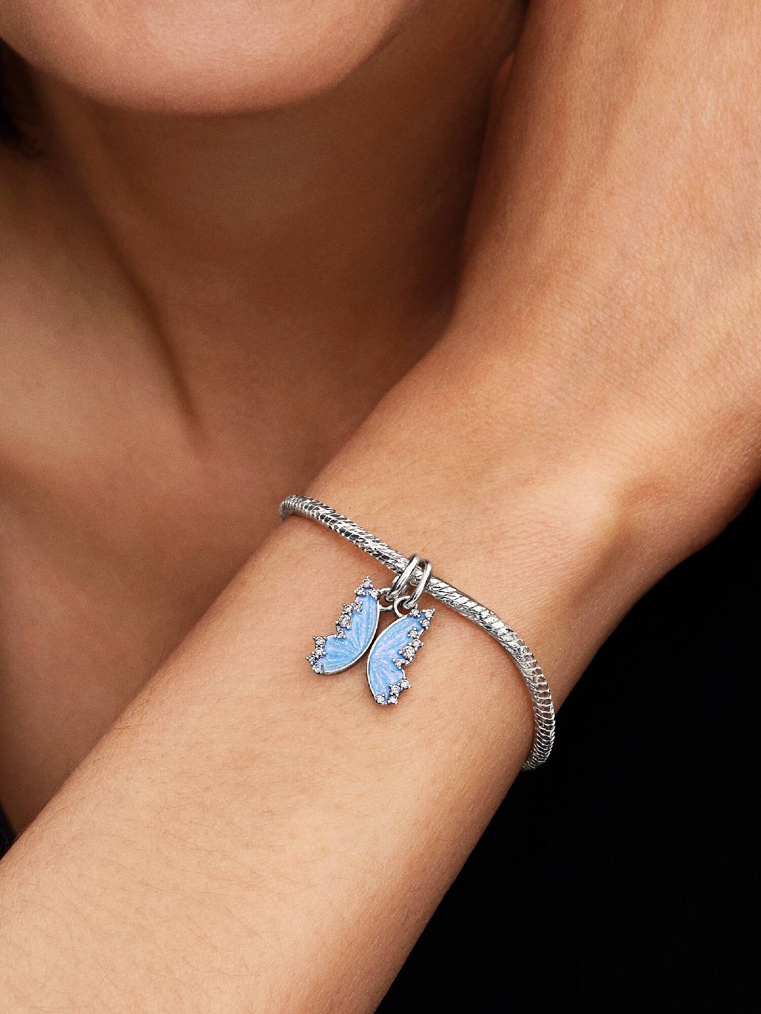 Charm colgante Mariposa que se divide
