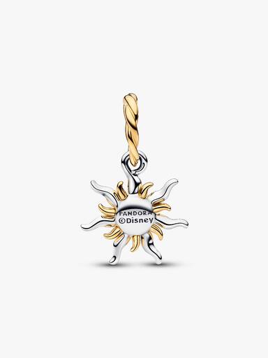 Charm Colgante Flor Solar de Rapunzel de Disney con Diamante de Laboratorio