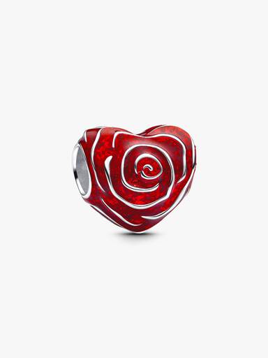 Charm Corazón de Rosa