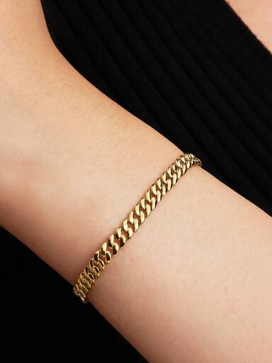 Brazalete de cadena cubana