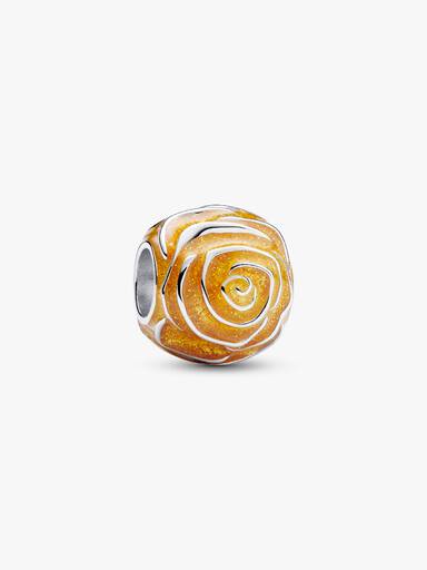 Charm Rosa Amarilla en Flor