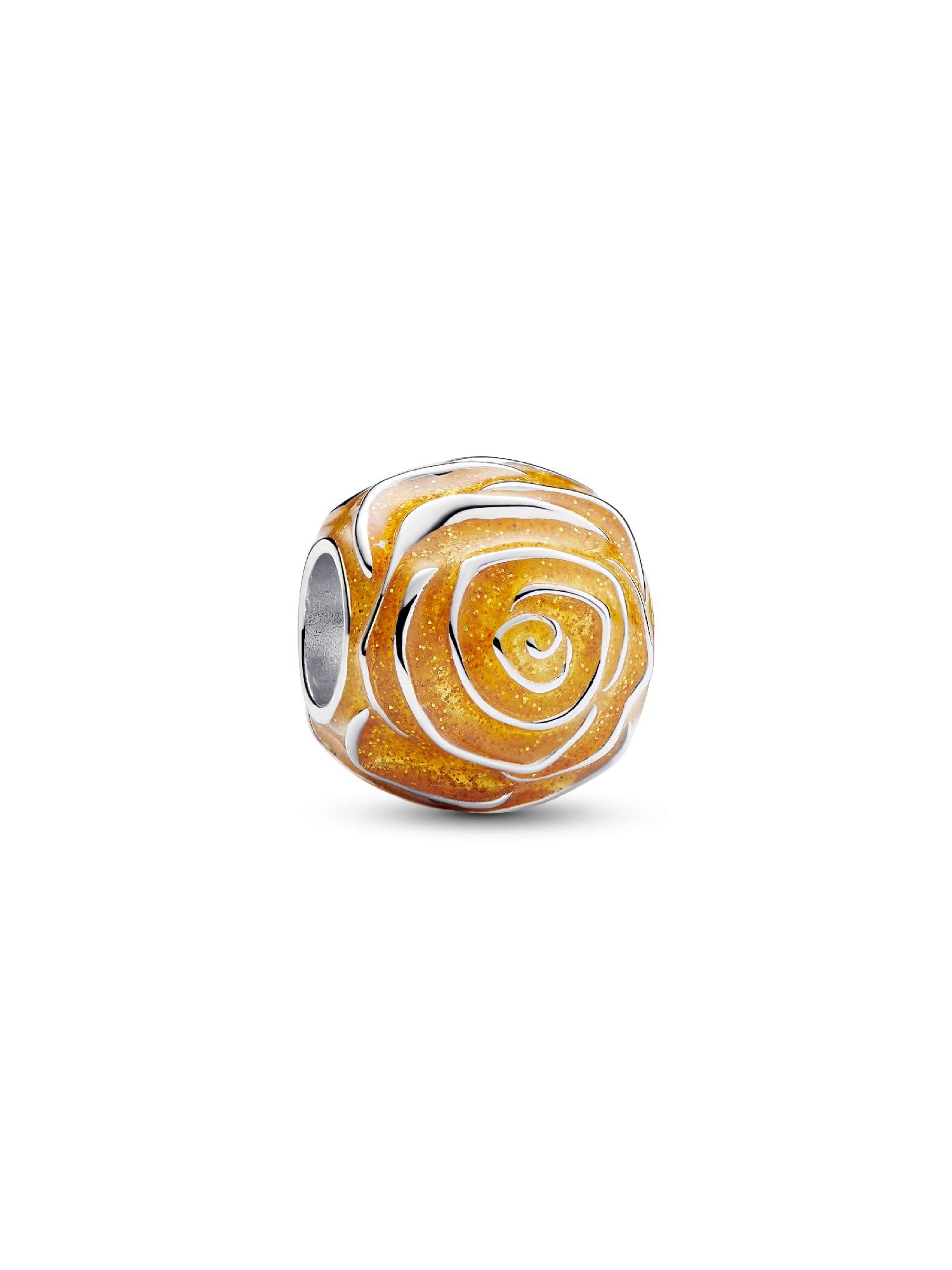 Charm Rosa Amarilla en Flor