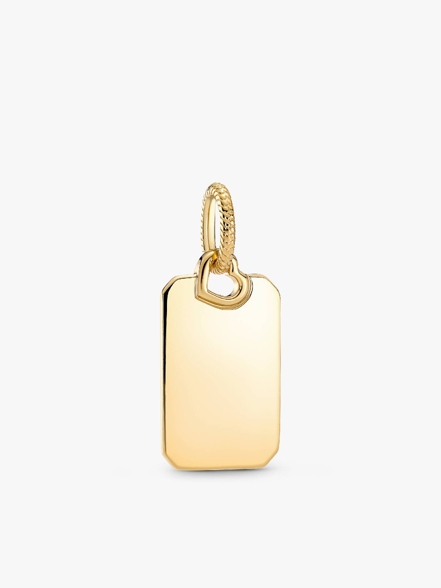 Pendiente Placa rectangular grabable
