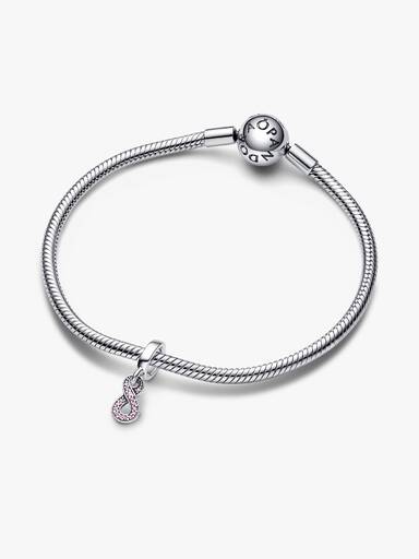 Charm colgante de Infinito resplandeciente