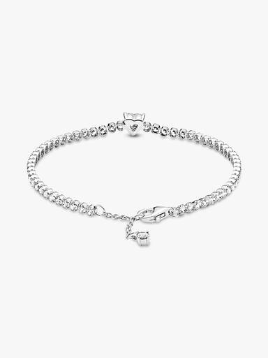 Brazalete de tenis Corazón reluciente