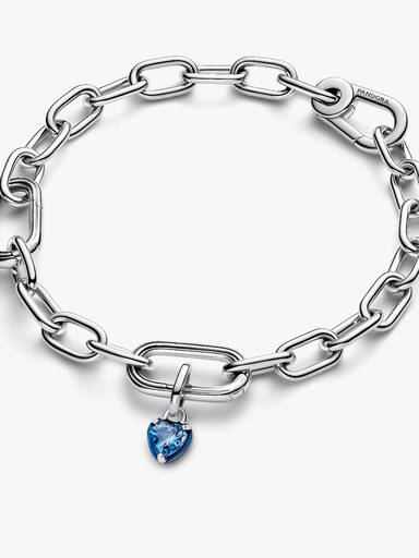 Charm Mini Colgante Corazón Chakra Azul Pandora ME