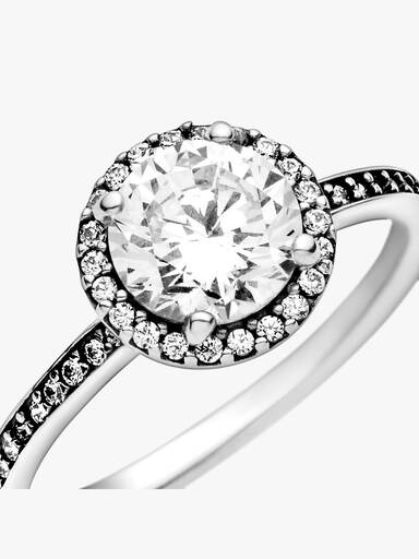 Anillo redondo brillante