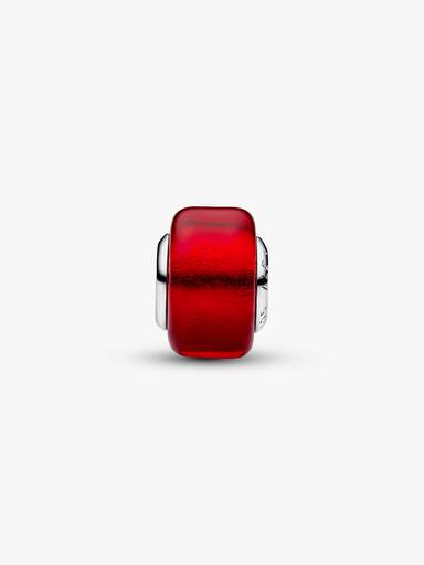 Charm de cristal Murano rojo