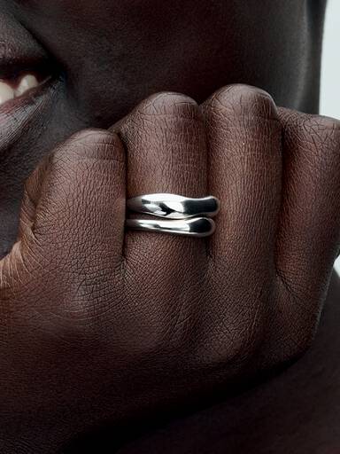 Anillos Banda Forma Orgánica
