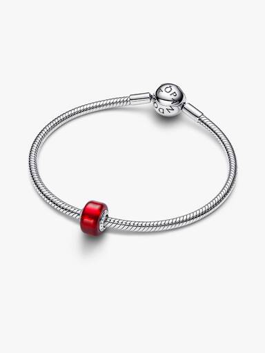 Charm de cristal Murano rojo