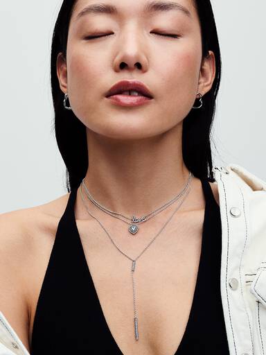Collar Love Escrito a Mano Brillante