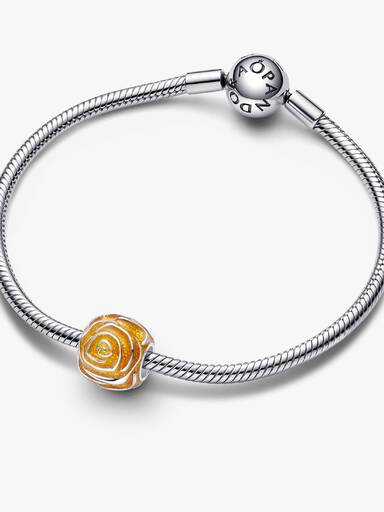 Charm Rosa Amarilla en Flor
