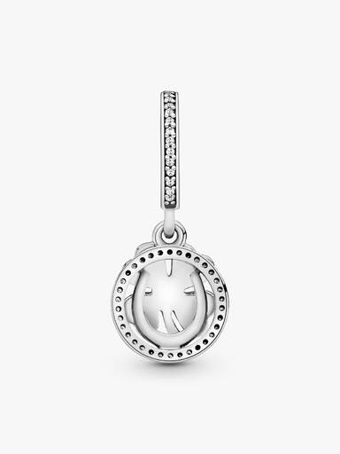 Charm colgante trébol de la suerte de cuatro hojas