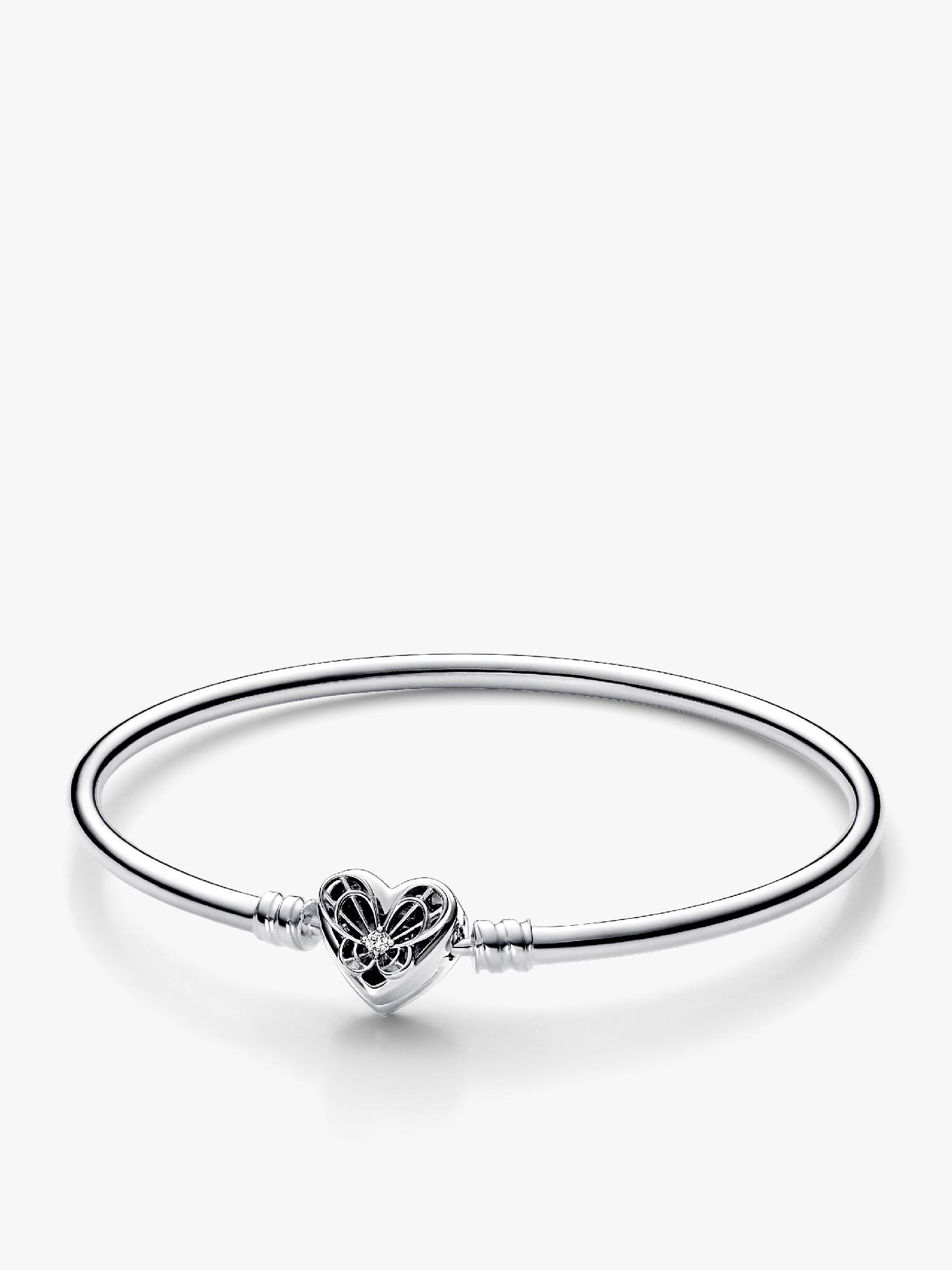 Pulsera rígida Pandora Moments Corazón y Mariposa