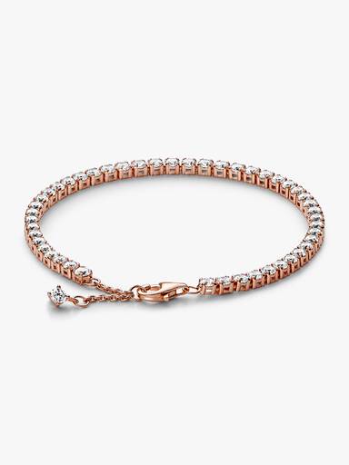 Brazalete de tenis reluciente
