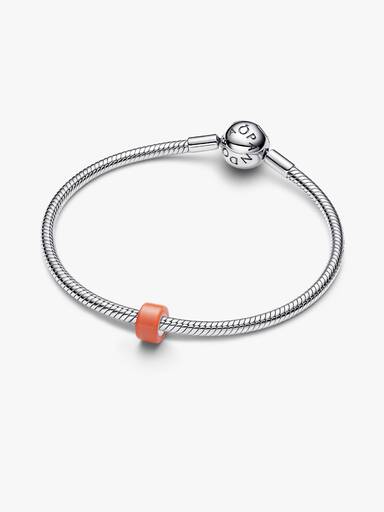 Mini Charm de Cristal Murano Naranja