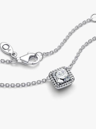 Collar Halo cuadrado brillante