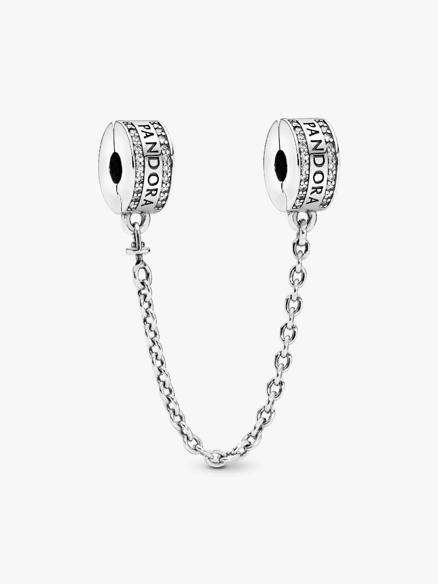Cadena de seguridad con charm sujetador con logo