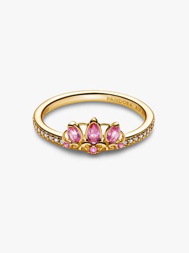 Anillo Tiara Princesa Rapunzel de Disney