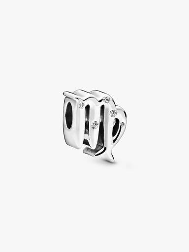 Charm del zodíaco Virgo resplandeciente