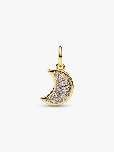 Charm colgante Luna creciente reluciente
