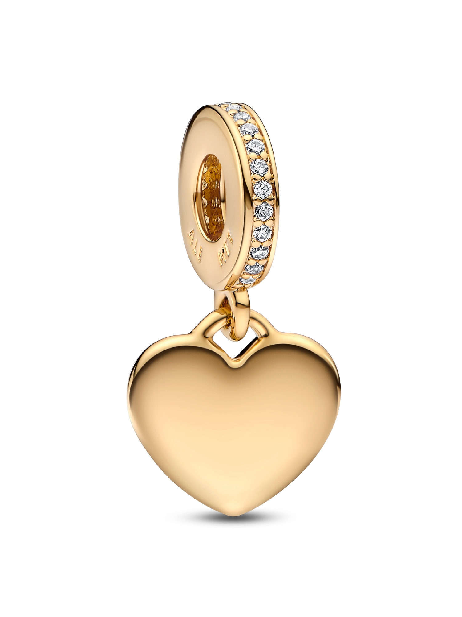 Charm colgante Corazón grabable