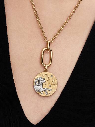 Charm Medallón grande Signo Zodical Aries