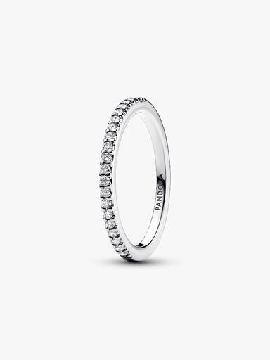Anillo banda brillante