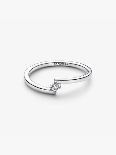 Anillo Solitario Dividido