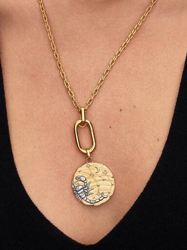 Charm Medallón grande Signo Zodical Escorpión