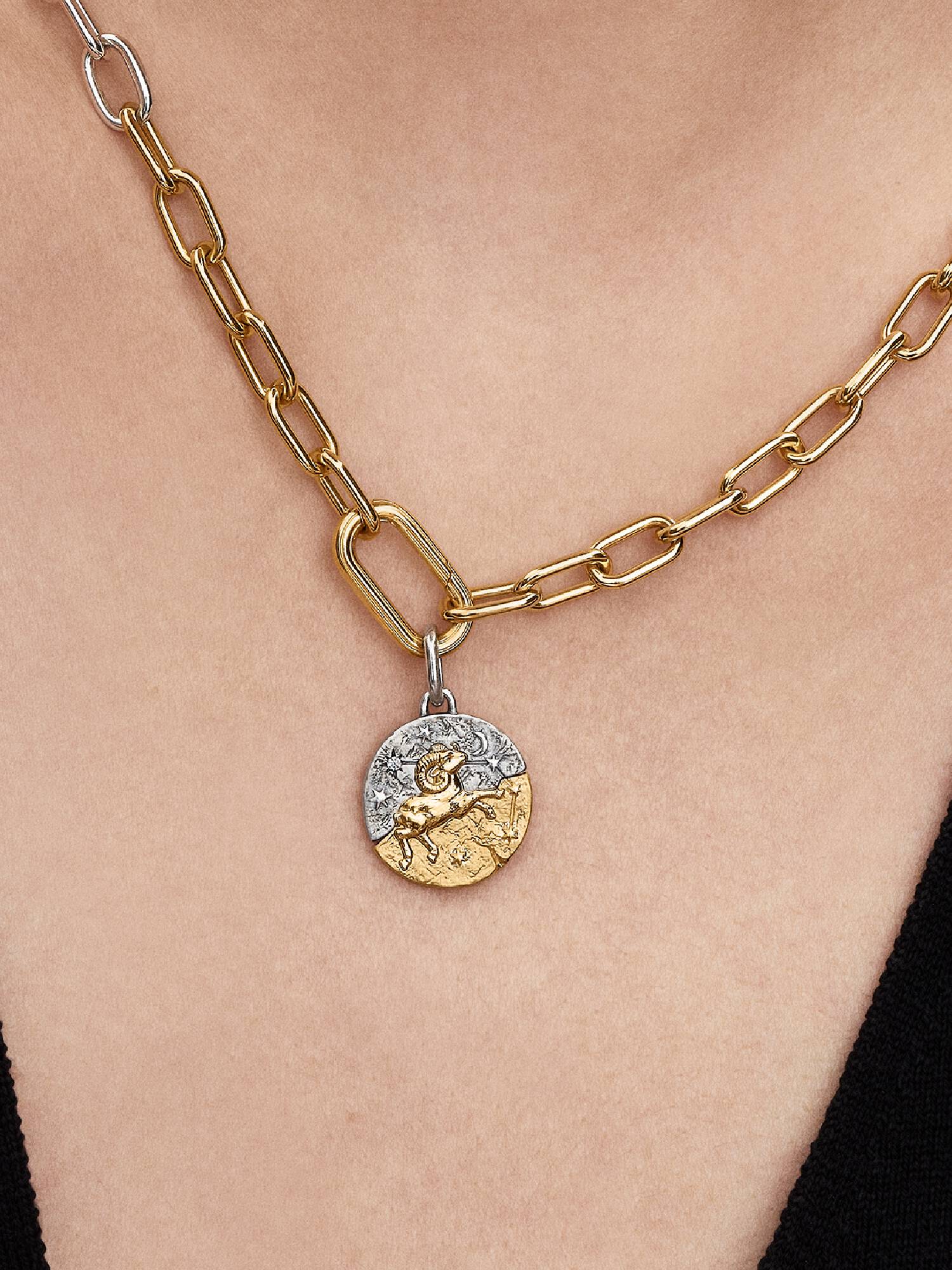 Charm Medallón Signo Zodiacal Aries
