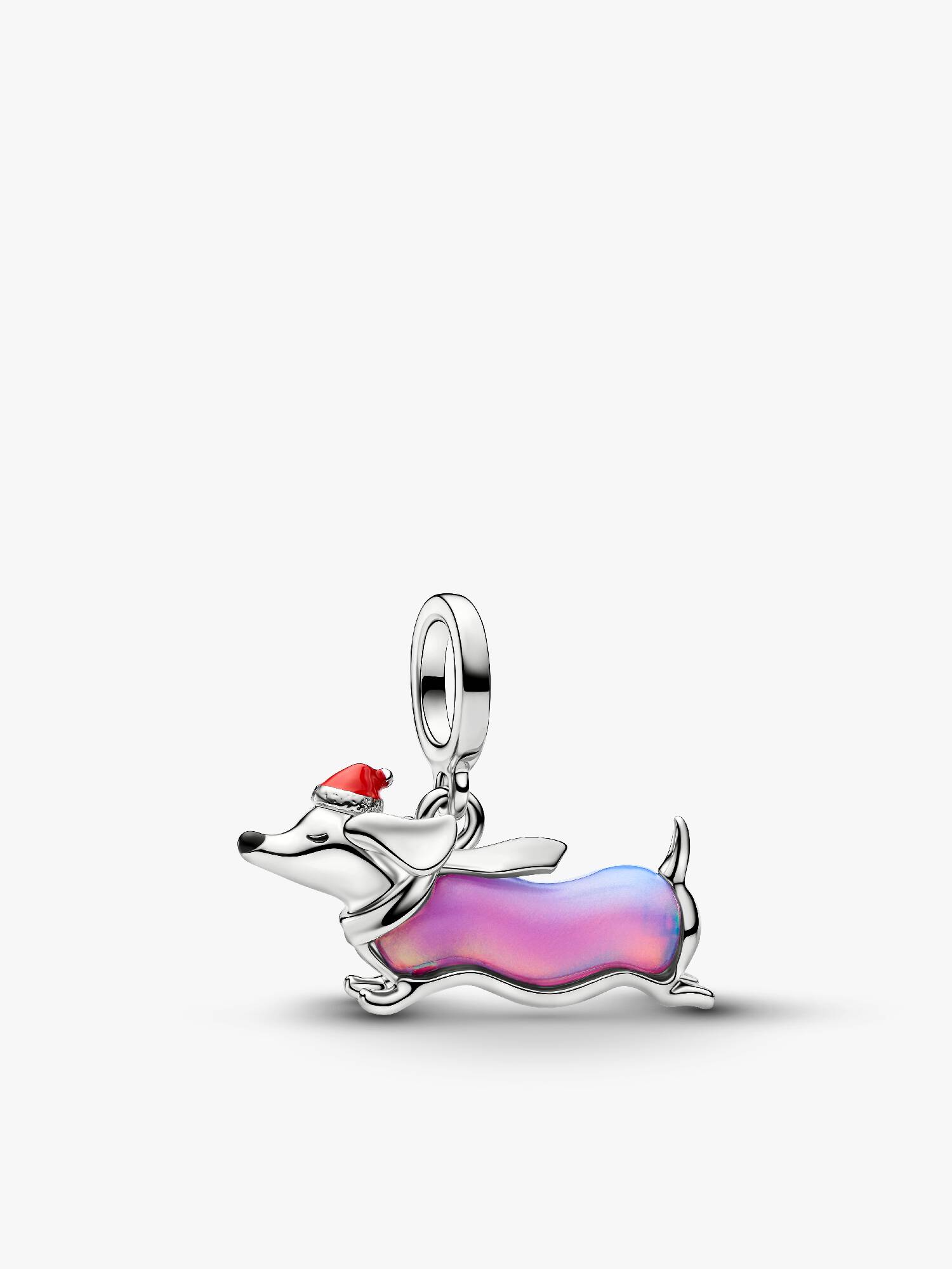 Charm colgante Perro Salchicha Navideño