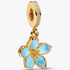Charm Colgante Flor Dorada Charm Colgante Flor Dorada