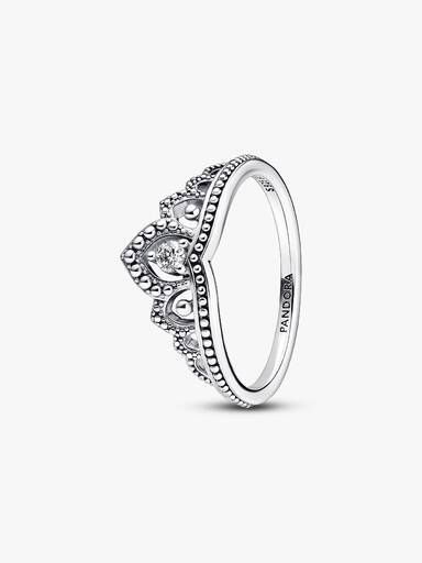 Anillo Tiara real con abalorios