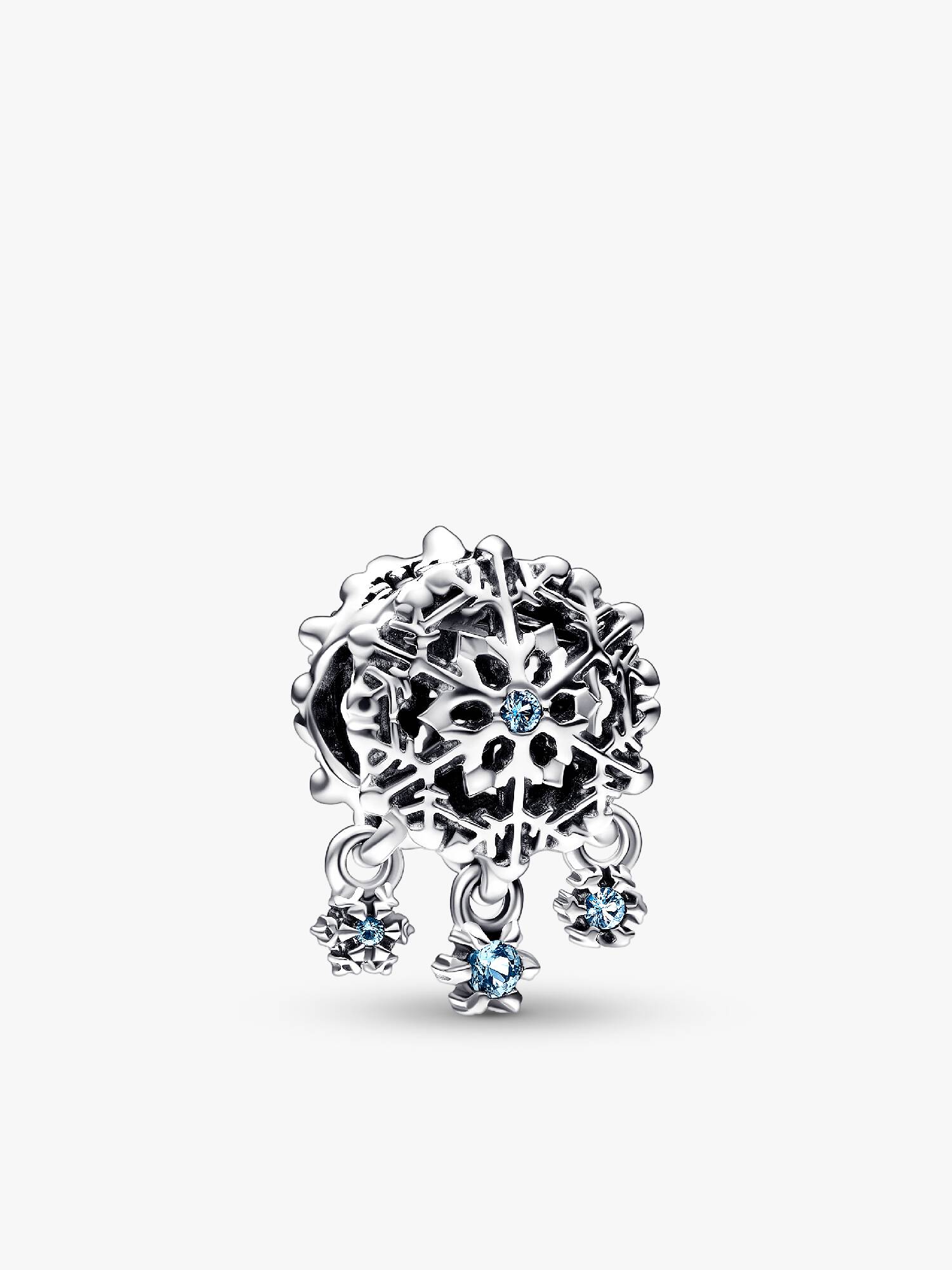 Charm Gota de copo de nieve helada