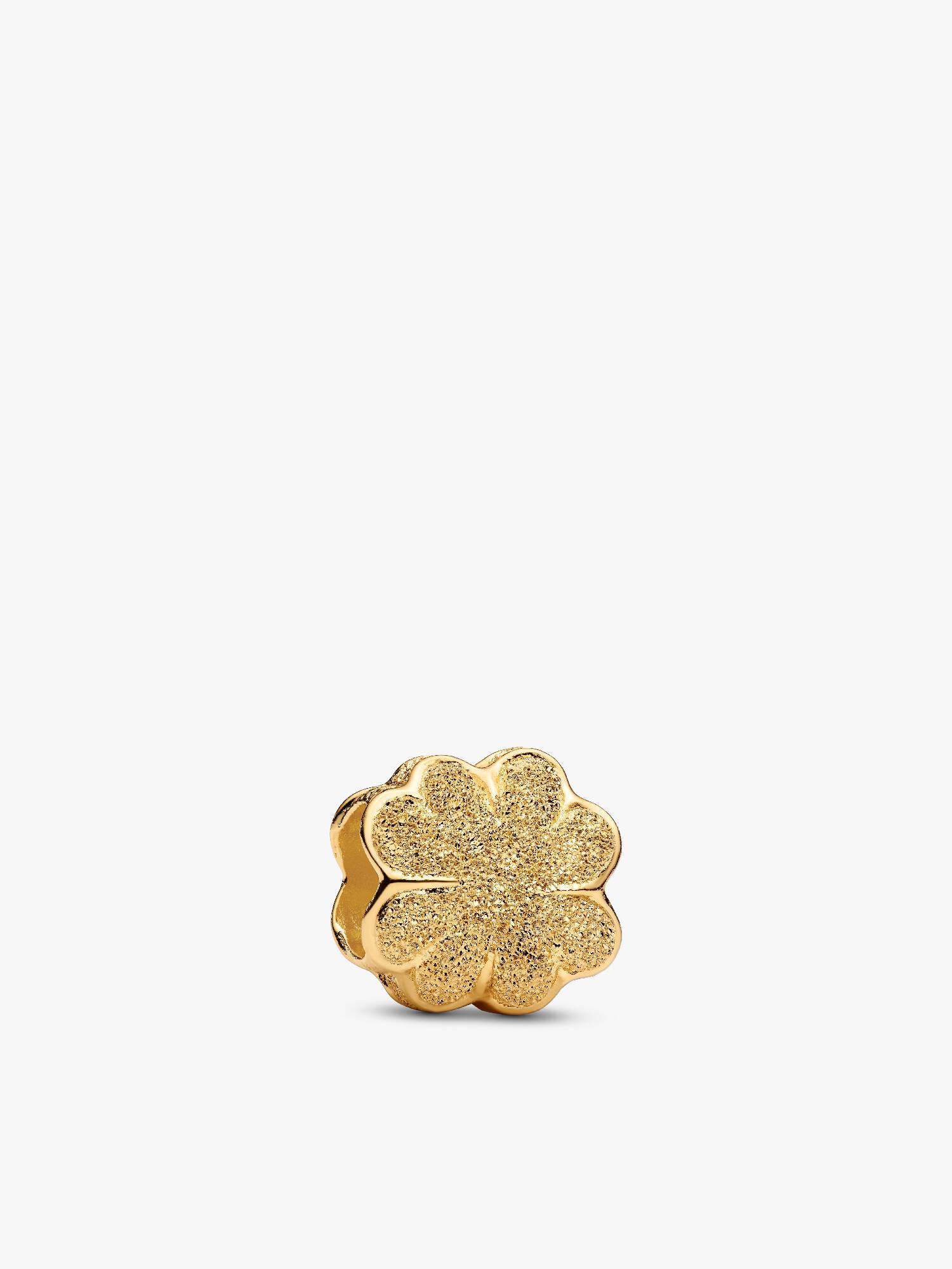 Mini charm Trébol texturizado